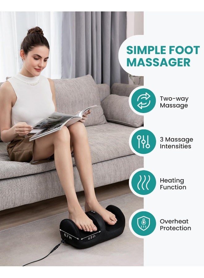 Nekteck Shiatsu Foot Massager With Heat, Foot And Calf Massager With Massage Roller - Image 4
